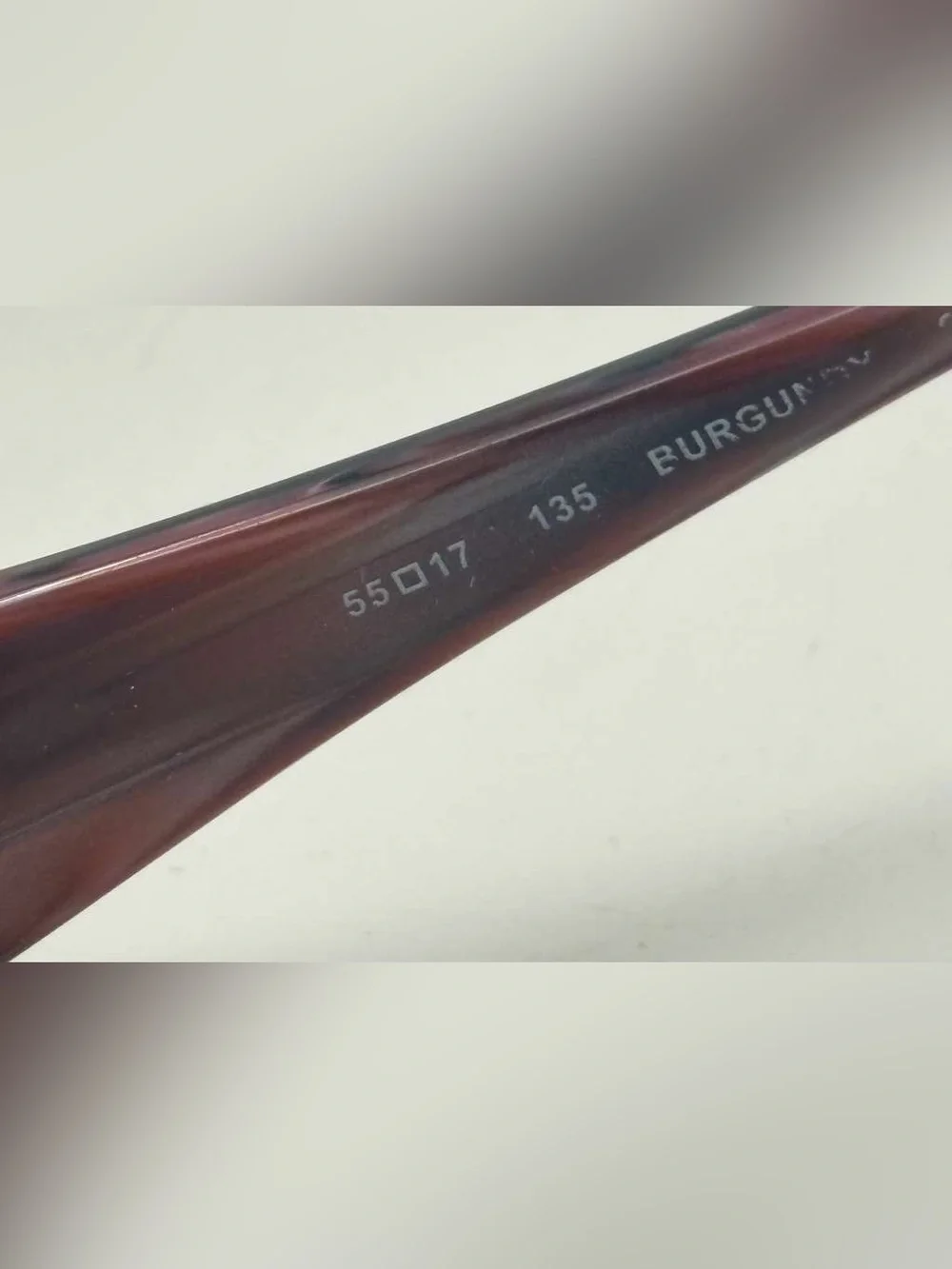 Parke PK6002 Burgundy Oval Sunglasses Frames Only
